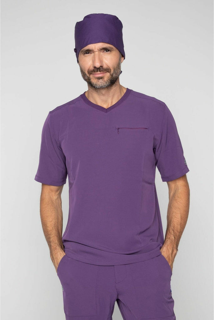 MASTER - Men's crepe tunic with zip pocket