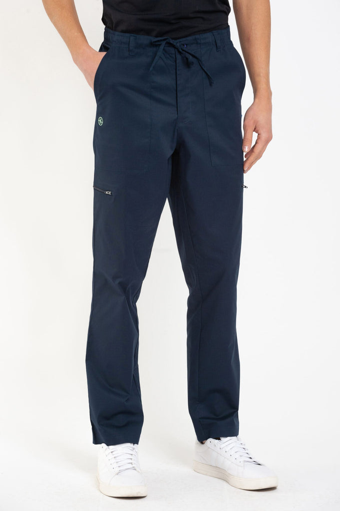 TAMETE - Men's elastic waist trousers in stretch cotton